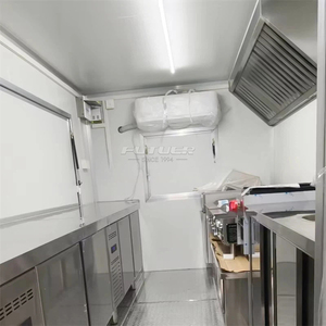 Remorque alimentaire mobile de 3,8 mètres pour hamburgers, chariot de restauration rapide, crêpes, entièrement équipée, camion de collations en acier inoxydable à 4 roues pour petites entreprises - Product Image 4