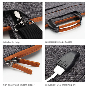 Fabricant personnalisé plus récent <span class=keywords><strong>3</strong></span> en 1 rechargeable Smart Business Office Travel Tote Sac pour <span class=keywords><strong>ordinateur</strong></span> portable avec port de charge USB pour hommes femmes - Product Image 5