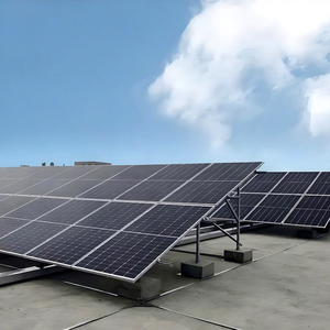 Aluminum PV Structure Solar Panel Roof Mounting Brackets for Flat Roofs Anodized Finish Steel Core Aluminum Alloy Framed Solar - Product Image 1