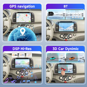 Radio para Auto Android de 9'' Podofo para Micra III/March III K12 2002-2010, Qualcomm 8 Núcleos, 4+64G, CarPlay/Android Auto Inalámbrico, WiFi, 4G - Product Image 4