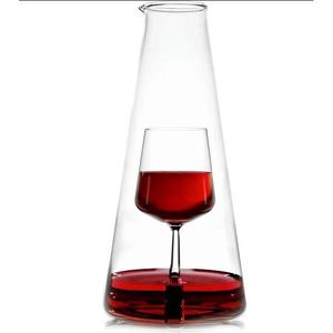 Decantador de vino grande con forma de botella para servir vino tinto, capacidad de 1000 ml - Product Image 1