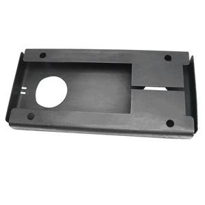 Plaque de support métallique usinée sur mesure OEM ODM, anodisée noire, pour équipement d'automatisation - Product Image 5