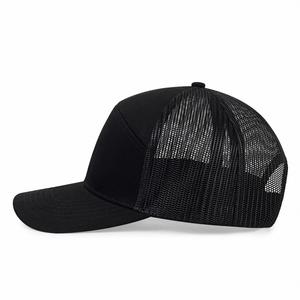 Blank Snapback Sports Trucker Baseball <b>Cap</b> 7 Panel Golf Custom Logo <b>Flat</b> Brim Mesh Unisex Fashion <b>Summer</b> Hat - Product Image 2