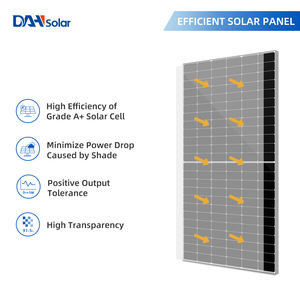 <span class=keywords><strong>DAH</strong></span> Tier 1 Demi-cellule 10BB Panneau Solaire Rotterdam Stock <span class=keywords><strong>540W</strong></span> 550W 560W 182MM Modules Solaires Mono - Product Image 3