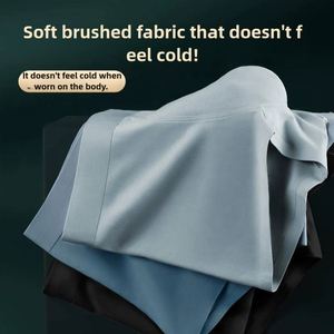 Calzoncillos bóxer de seda helada transpirables sin costuras para hombre, tejido de punto sostenible, venta directa de fábrica, tiro medio para adultos - Product Image 2