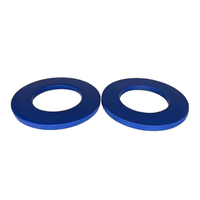 Rondelle plate en acier au carbone revêtue de PTFE, résistante aux produits chimiques et antirouille, pour boulons M6 M8 M10, quincaillerie