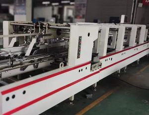 3A-1300YJGS <b>Electric</b> Automatic <b>Box</b> <b>Making</b> <b>Machine</b> with Water Soluble Glue Bottom Lock Straight Line Folder Gluer Wood Packaging - Product Image 2