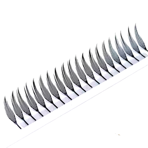 Pestañas de Anime 0.05mm para Extensión de Ojos de Hada, Curvatura <span class=keywords><strong>J</strong></span>/<span class=keywords><strong>B</strong></span>/C/CC/D/DD/L/LJ/LB/LC/LD/LU/<span class=keywords><strong>M</strong></span>/ML, Bandeja de Pestañas con Puntas Piramidales Estilo Cómic - Product Image 2