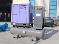 Compresseur d'air à vis haute pression 16 bars 20 bars 20 kW 15 kW 20 CV tout-en-un pour machine de découpe laser