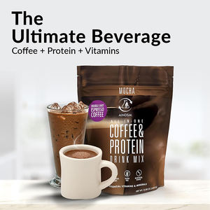 Best Seller Protein Multivitamin Iron Coffee Powder Boost Energy Natrual Fiber <b>Vitamin</b> Support Immune Coffee Powder - Product Image 5