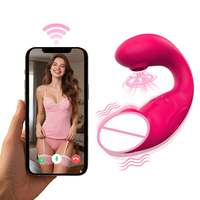 APP-Fernbedienung Tragbarer Vibrator Weiblicher Saugdildo Vibrator G-Punkt Klitoris-Stimulation Erotikspielzeug für Frauen Paare