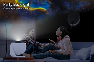 Lámpara Proyector LED Moderna de 13 Películas con Forma de Globo Terráqueo, Tierra, Luna y Estrellas para Dormitorio Infantil, Alimentación USB, Pantalla Negra y Blanca, DIY - Product Image 6