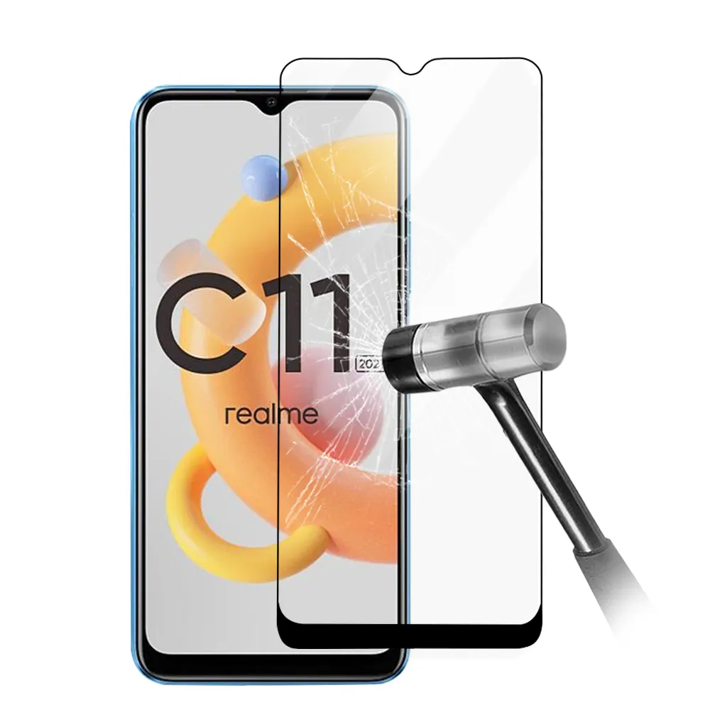 9H ultra thin tempered mobile glass for Realme C33 C30S,tempered screen glass protectors for mobile phones