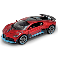 PANDAS 1:32 luz sonido Bugatti Veyron Diecast Metal coche de juguete Venta caliente Zinc vehículo eléctrico con carga pila hecha de plástico