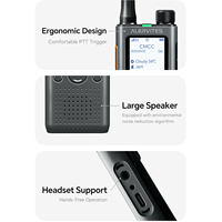 Radio POC Baofeng Alervites AT1 Network 4G/5G LTE, Walkie Talkie de Distancia Ilimitada, GPS, SOS, Carga Rápida Tipo-C, Plataforma OLA
