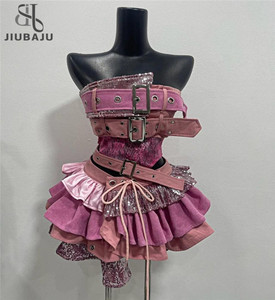 purchase sexy lingerie Dresses | Sexy Rock Show Fringe Minidress main image 1