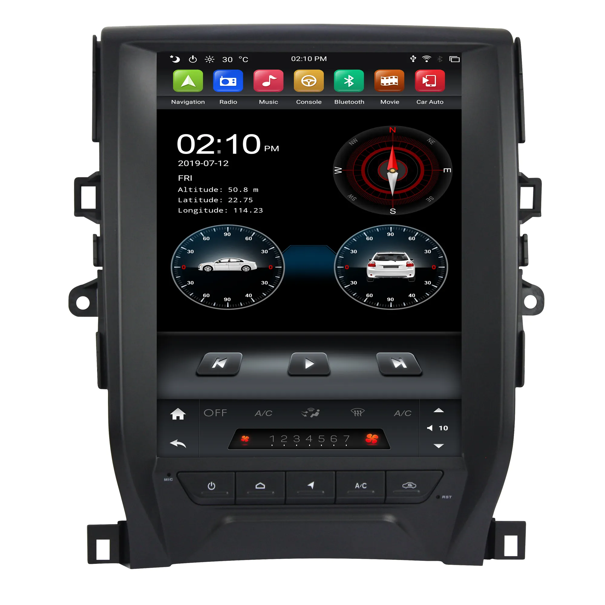 Klyde Android Tesla Auto Stereo <span class=keywords><strong>MP5</strong></span> Player Radio GPS Navigation In Dash Receiver für REIZ Mark-X 2010 2011 2012 2013