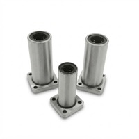 Roulement linéaire à billes à bride carrée LMK12LUU en acier chromé de précision P6 12x21x57mm pour l'automatisation des imprimantes 3D CNC