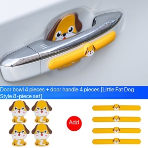 <span class=keywords><strong>Protection</strong></span> de poignée de porte et de coque de poignée de <span class=keywords><strong>voiture</strong></span> en PVC, motif dessin animé mignon, bande anti-collision, <span class=keywords><strong>protection</strong></span> de pare-chocs - Product Image 6