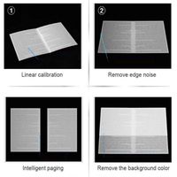 Escáner de libros con pantalla LCD de 5 pulgadas, escáner plano A3, lector de libros con cámara de documentos de 20MP