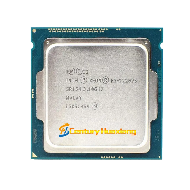 Intel Xeon E3-1220 3.1 GHz dört çekirdekli dört E3-1225V3 E3-1226V3 E3-1230V3 E3-1231V3 CPU işlemci 80W LGA 1150 cpu işlemci