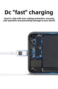 สายชาร์จเร็ว Type-C เป็น Type-C PD12w PD20W ระบบชาร์จเร็วทำจากทองแดงชุบดีบุกสำหรับรถยนต์แอนดรอยด์ <span class=keywords><strong>IOS</strong></span> iPhone 18 17 PRO <span class=keywords><strong>MAX</strong></span> - Product Image 6