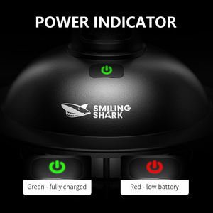 Lampe suspendue LED rechargeable par USB, lumière douce pour le camping en plein air, Smiling Shark - Product Image 4