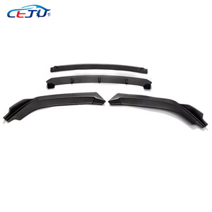 4Pcs Kit de carrosserie de pare-chocs avant Accessoires de voiture Diffuseur de pare-chocs avant pour Honda <span class=keywords><strong>Civic</strong></span> <span class=keywords><strong>Sedan</strong></span> 2016 2017 <span class=keywords><strong>2018</strong></span> - Product Image 3