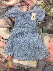 Robes pour femmes en coton/polyester mélangé, modèle Guangdong QZ-086, vente en gros d'usine, liquidation, prix de gros, stock de vêtements - Product Image 6