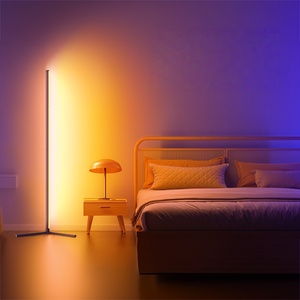 Hiện Đại Môi Trường Xung Quanh Ánh Sáng Đứng Ánh Sáng Điều Khiển Từ Xa Màu Sắc Thay Đổi Trang Trí Nội Thất Phòng Khách RGB LED Góc Đèn Sàn - Product Image 5