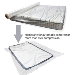 LDPE déménageant et sacs de matelas de stockage sur le petit pain 3 mil épaisseur couverture de meubles <span class=keywords><strong>film</strong></span> mou transparent de matelas - Product Image 2
