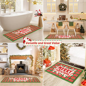 Ensemble <span class=keywords><strong>de</strong></span> <span class=keywords><strong>tapis</strong></span> <span class=keywords><strong>de</strong></span> <span class=keywords><strong>cuisine</strong></span> décoratifs <span class=keywords><strong>de</strong></span> Noël, 2 pièces, antidérapants, lavables, <span class=keywords><strong>tapis</strong></span> <span class=keywords><strong>de</strong></span> <span class=keywords><strong>cuisine</strong></span> d'hiver - Product Image 6