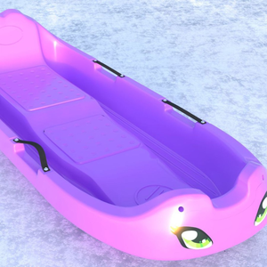 Cuenco de trineo de tobogán de hielo certificado-Diseño de HDPE a prueba de choques para parques de atracciones/estaciones de esquí (carga máxima 200kg) - Product Image 2