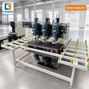 Máquina perforadora de vidrio automática de tres cabezales, alta estabilidad, bajo nivel de ruido, fácil mantenimiento. - Product Image 6