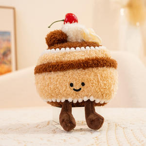 Peluche Gâteau Dessin Animé Créatif, Jouet en Peluche Amusant en Forme de Dessert, Petite Peluche de Poche, Cadeau Compagnon de Bureau, Jouets en Peluche en Gros pour Enfants - Product Image 6