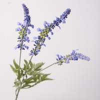 Buket Lavender Buatan Plastik Berkualitas Tinggi untuk Dekorasi Acara Pernikahan Luar Ruangan dan Hari Valentine