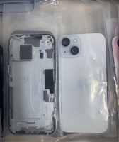 Remplacement complet du boîtier arrière d'origine pour iphone 15 plus boîtier de téléphone portable usagé couvercle de batterie porte couvercle arrière châssis