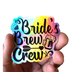 sticker printing custom die cut laser anime holographic stickers