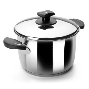Pentola per zuppa Nova Ladycor con coperchio da 3 litri in acciaio inossidabile per cucinare - Product Image 1