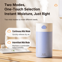 Humidificateur d'air portable USB à ultrasons 400 ml, mini humidificateur à brume froide pour la maison, le bureau, la chambre à coucher, vente en gros