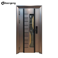 Puerta de Seguridad Inteligente de Acero Inoxidable con Integración Biométrica para Residencias de Alta Gama
