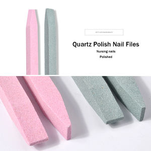 Lime de barre de pierre à poncer pour Nail Art, exfoliation à Quartz, tige de sculpture, cuticule, bâton, poussoir de peau morte, outil de soins de manucure, 2 pièces - Product Image 2