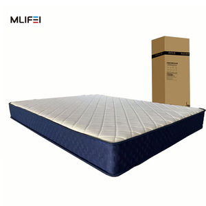 Matelas Mlifei en mousse à mémoire de forme, ressorts indépendants, extra ferme, avec surmatelas en latex respirant, pour chambre à coucher - Product Image 1