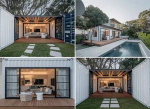 Cabine de bureau moderne préfabriquée à <span class=keywords><strong>2</strong></span> étages Maison en conteneur personnalisée pour résidence personnelle - Product Image 3