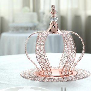 Centro <span class=keywords><strong>de</strong></span> Mesa Dorado Metálico con Corona Plateada <span class=keywords><strong>de</strong></span> Moda, Soporte <span class=keywords><strong>de</strong></span> Cristal <span class=keywords><strong>para</strong></span> Pastel <span class=keywords><strong>de</strong></span> Boda, <span class=keywords><strong>para</strong></span> Mesa <span class=keywords><strong>de</strong></span> Postres <span class=keywords><strong>de</strong></span> Fiesta y <span class=keywords><strong>Flores</strong></span> - Product Image 3
