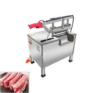 Cortadora de huesos comercial pequeña, automática, multifunción, de acero inoxidable, para cortar carne congelada, patas de cerdo, huesos de ternera y cordero. - Product Image 1