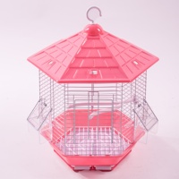 Cage à oiseaux moderne en acier inoxydable pour perroquets, canaris, petite à moyenne taille, boîte de reproduction pour oiseaux
