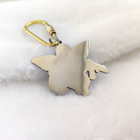 Pendentifs collier ailes d'ange noires pour hommes et femmes, breloques pour sac, accessoires de bijoux DIY