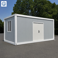Panneau sandwich en laine de roche de 20 pieds, isolé, ignifuge, pour maison conteneur, pack plat, assemblage rapide, bureau préfabriqué modulaire, dortoir