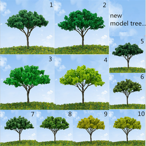 Architectuur Model Decoratieve Miniatuur Schaal Draad Boom In Ho Trein Layout Model Building Kits Toy - Product Image 6